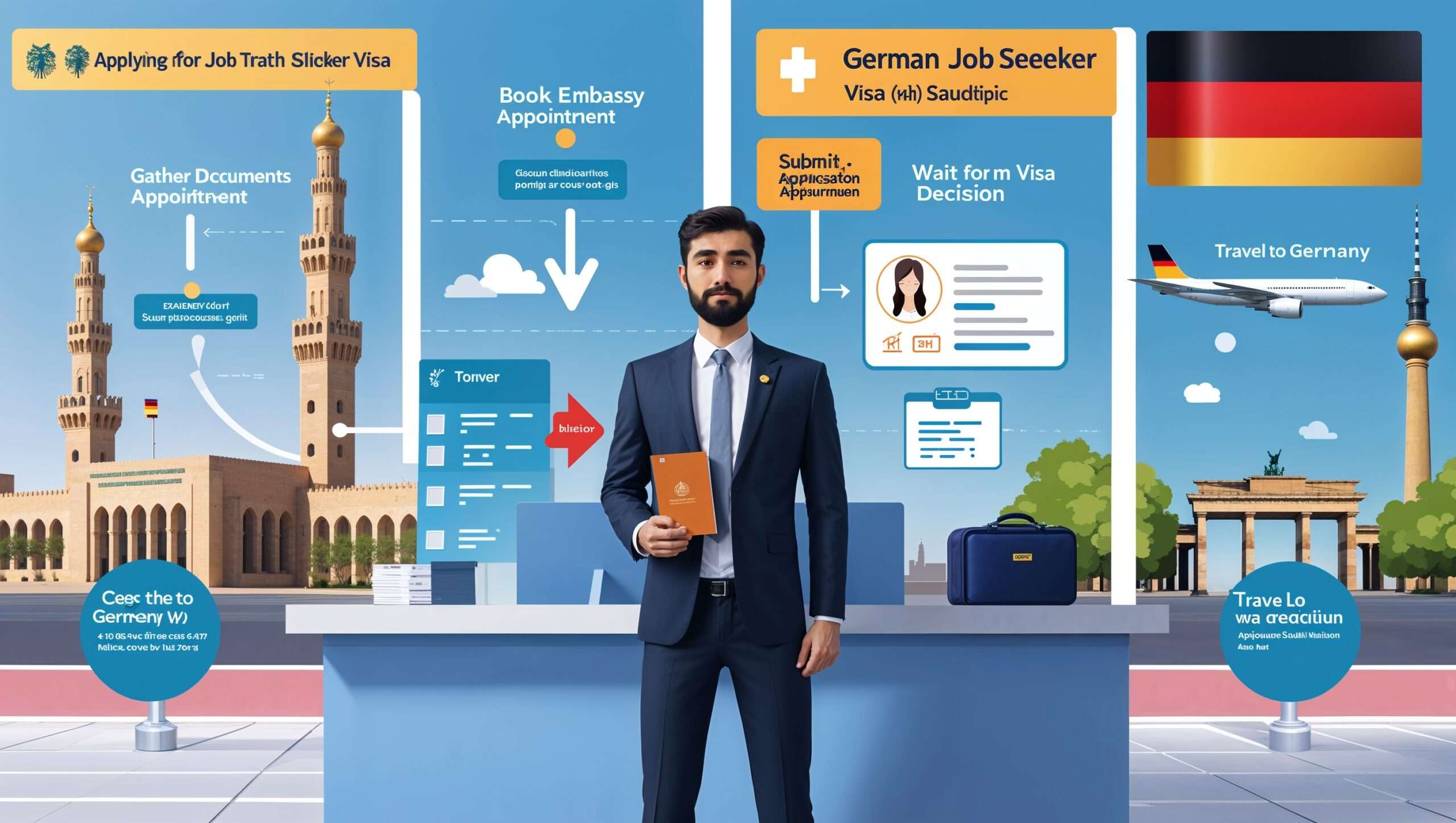 How to Apply for a German Job Seeker Visa from Saudi Arabia: Everything You Need to Know